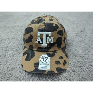 Texas A&M Aggies Hat Cap Womens OSFM NCAA '47 Brand Brown Camo Adjustable NWT